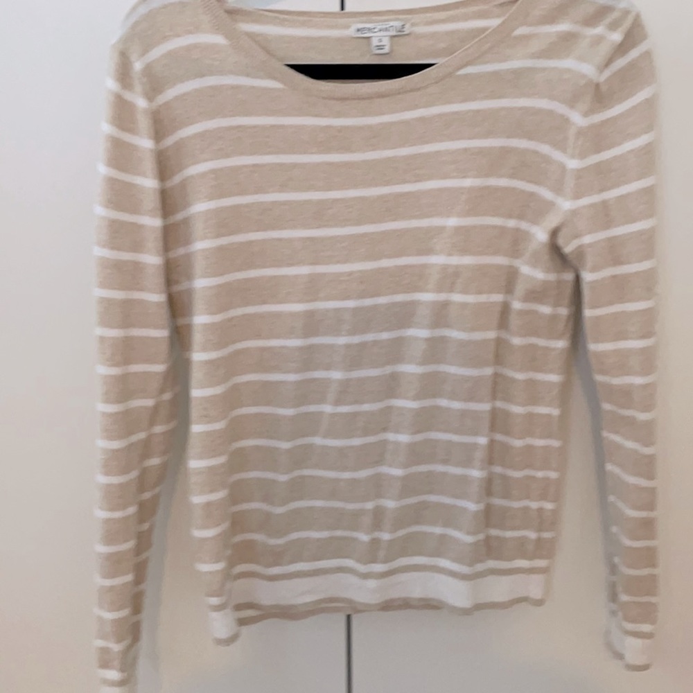 J CREW Mercantile striped long sleeve